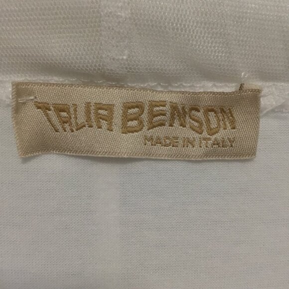 Talia Benson Sheer Tiered Midi Skirt with Ruffled Hemline Size S - Picture 9 of 10